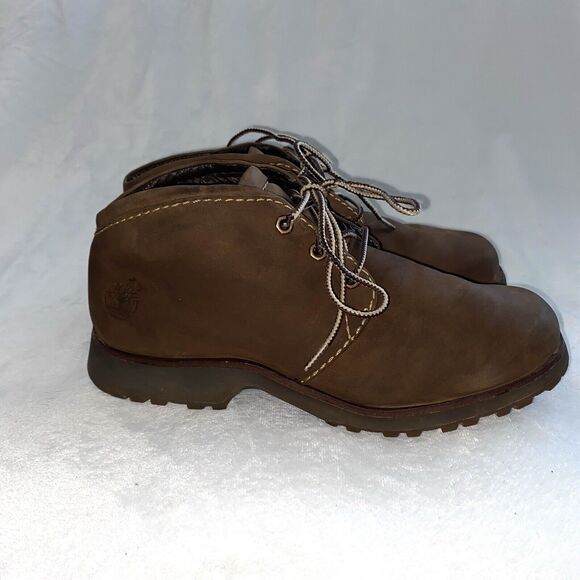 Timberland Smart Comfort Brown Low Chukka Hiking Outdoor Boots - Picture 3 of 13